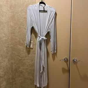 Long maxi light blue eberjey robe